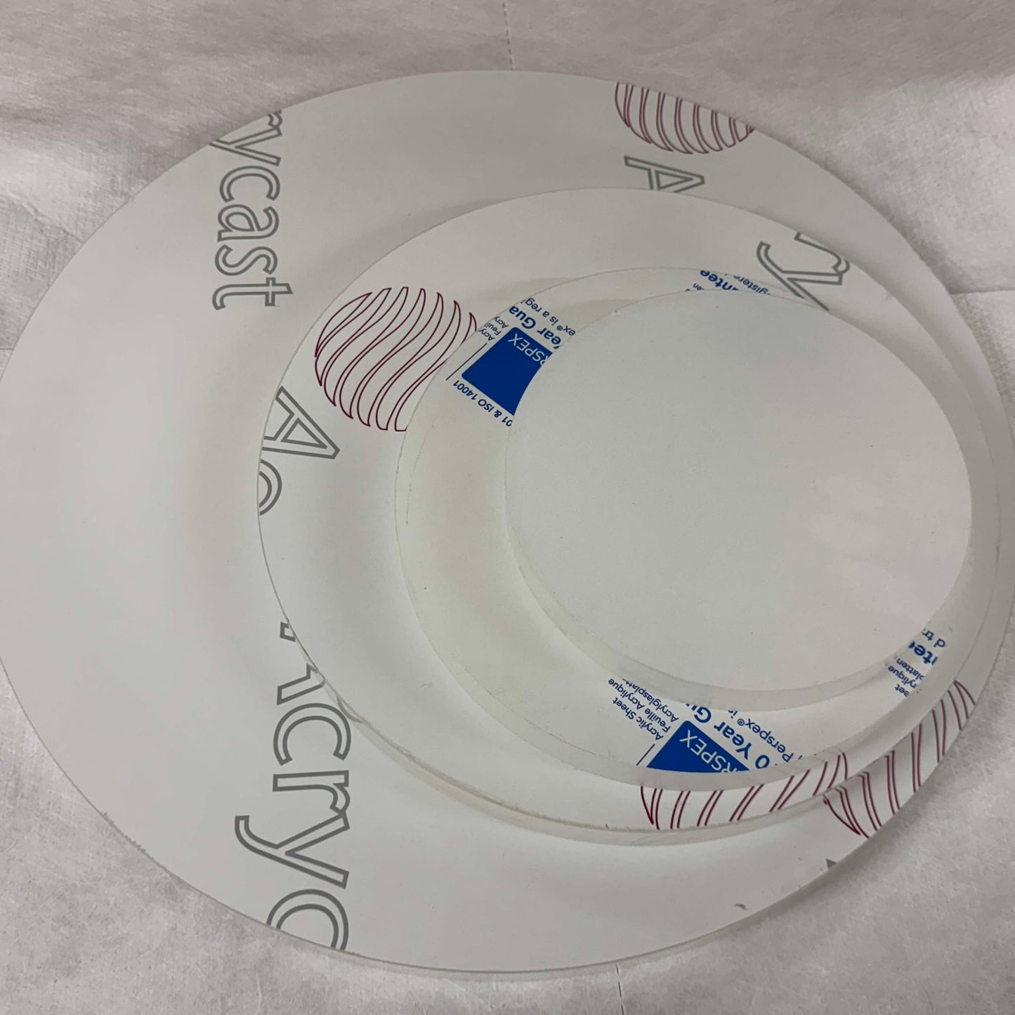 Replacement Acrylic Lid for Island Scientific Vacuum Degassing Chambers