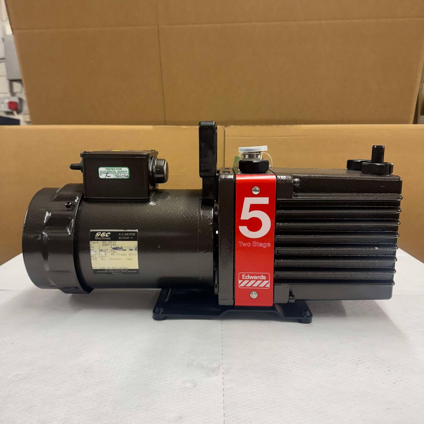 Reconditioned Edwards E2M5 Rotary Vane Pump