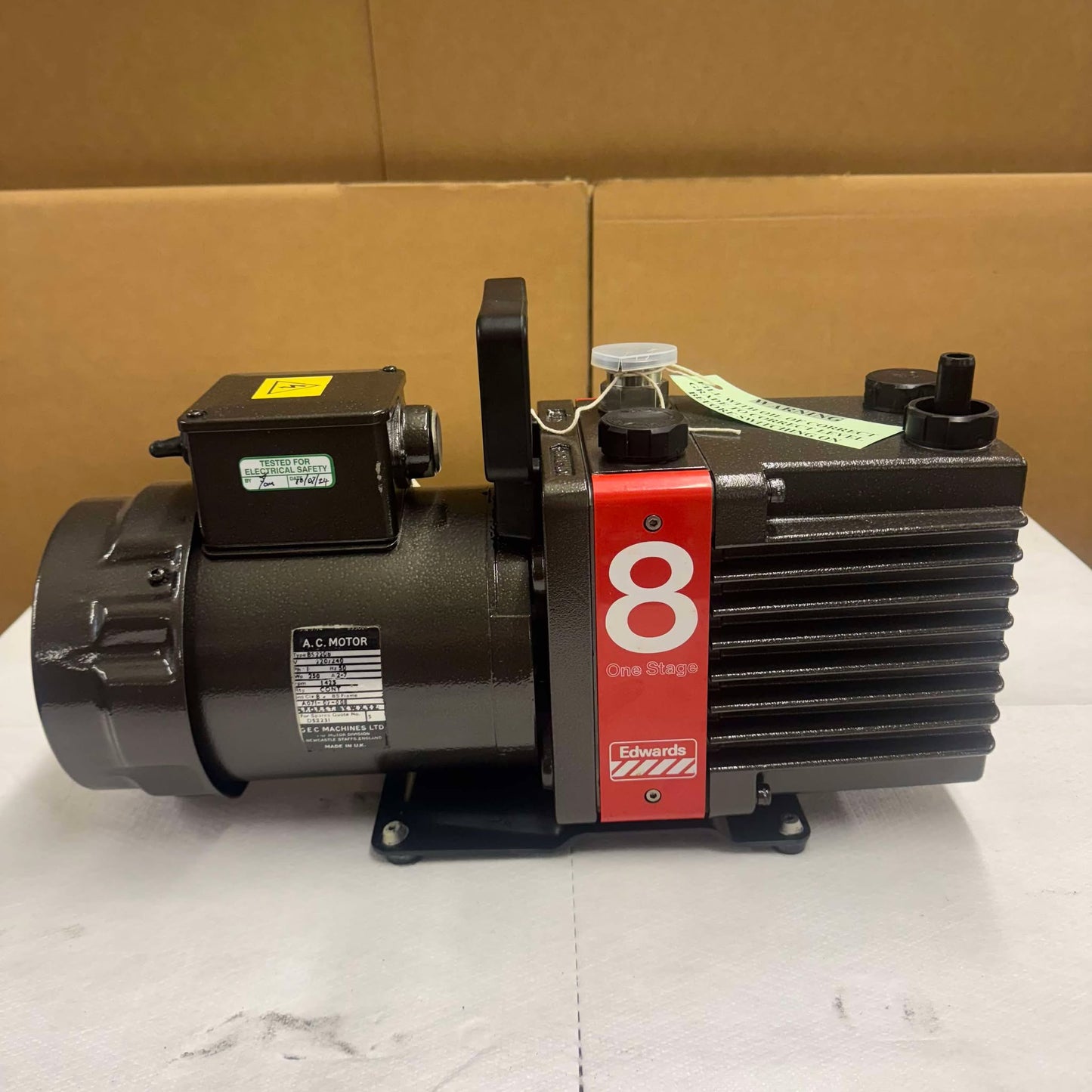 Reconditioned Edwards E1M8 Rotary Vane Pump