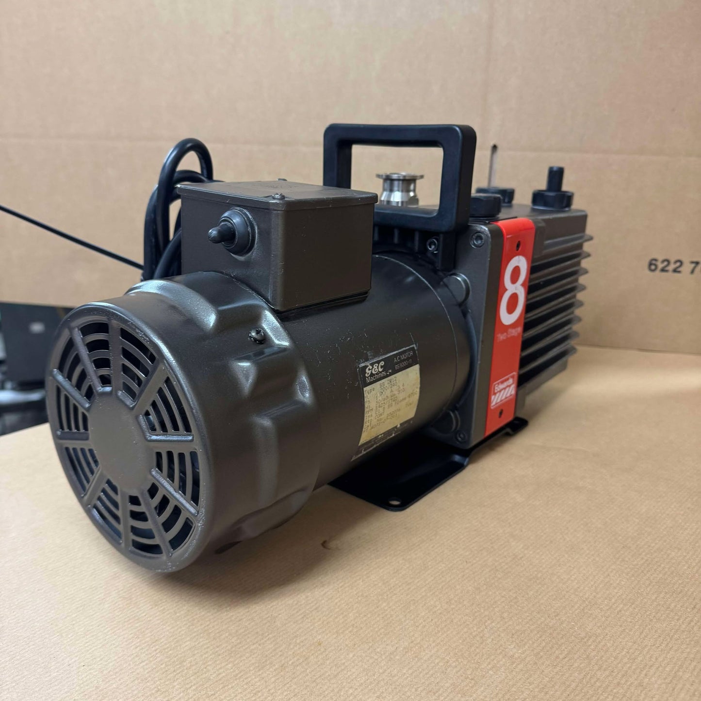 Reconditioned Edwards E2M8 Rotary Vane Pump